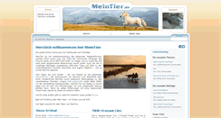 Desktop Screenshot of meintier.de